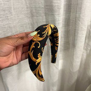 Authentic versace headband barroco print